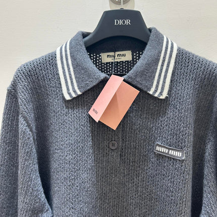 MIUMIU 26S POLO SWEATER 1597
