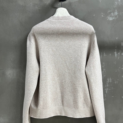 LORO PIANA 26S V-NECK KNIT CARDIGAN 883