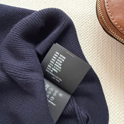 MIUMIU 26S HALF-ZIP RIBBED KNIT DRESS 1544