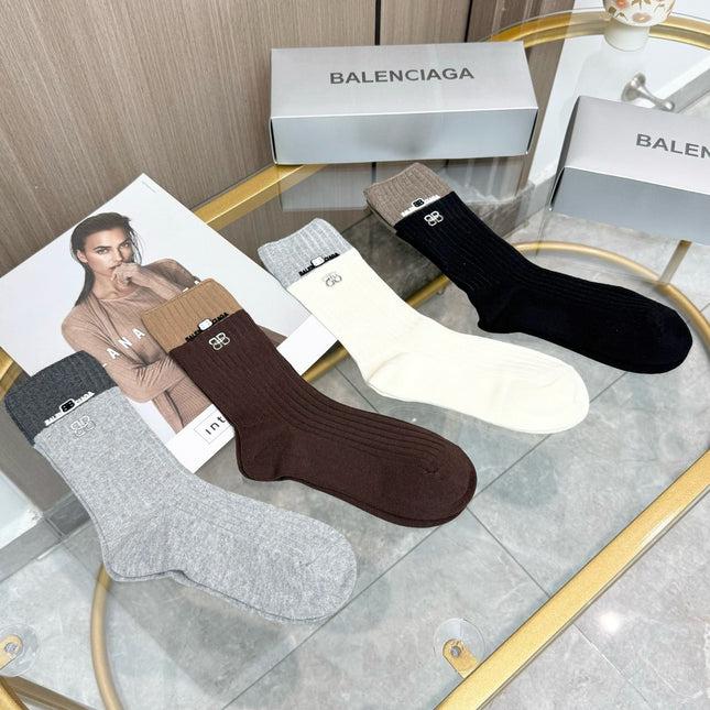 BALENCIAGA 26S CREW SOCKS 423057 (1 BOX)