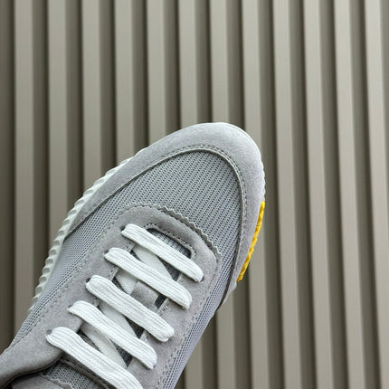 BOUNCING SNEAKERS LIGHT GRAY CALFSKIN