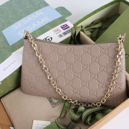 GUCCI 26S MINI BAG 29 IN NUDE CALFSKIN