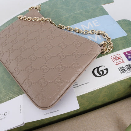 GUCCI 26S MINI BAG 29 IN NUDE CALFSKIN
