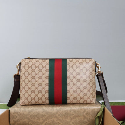 GUCCI 26S CROSSBODY BAG 33 IN BEIGE CANVAS