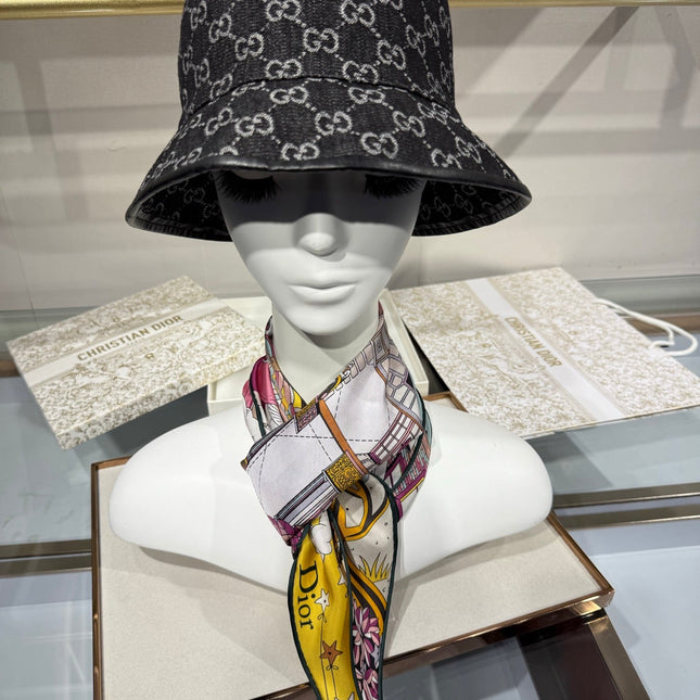 DIOR 26S SCARF 120CM IN SILK 307101