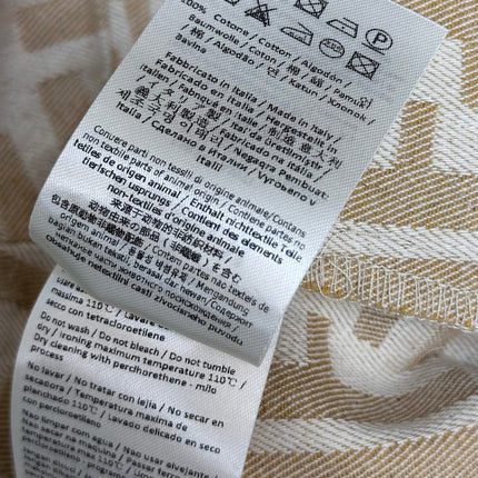 FENDI JACQUARD MOTIF SET IN BEIGE