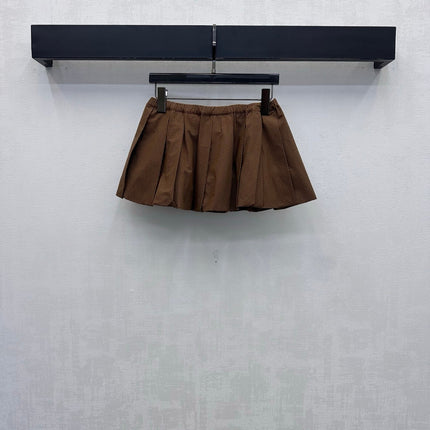 MIUMIU 26S PLEATED MINI SKIRT 1565