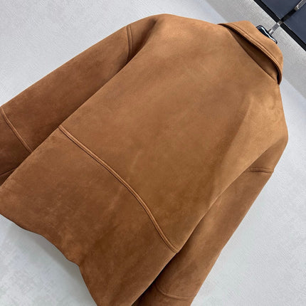 MIUMIU 26S SUEDE NAPPA LEATHER JACKET 1562