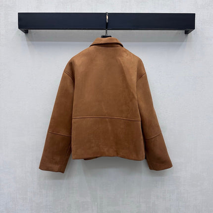 MIUMIU 26S SUEDE NAPPA LEATHER JACKET 1562