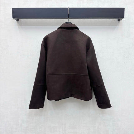 MIUMIU 26S SUEDE NAPPA LEATHER JACKET 1561