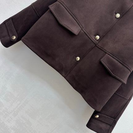 MIUMIU 26S SUEDE NAPPA LEATHER JACKET 1561