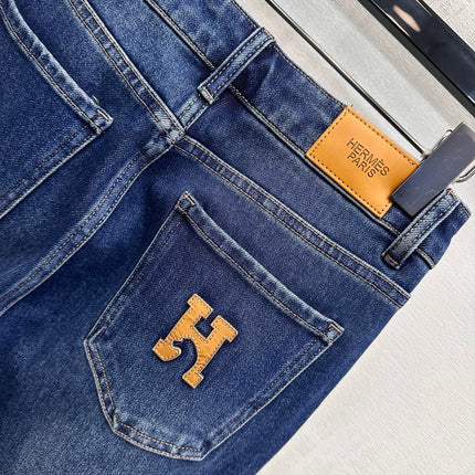 HERMES 26S FLARE DENIM PANTS 864