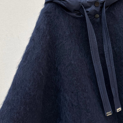 MAX MARA 25S HOODED KNIT JACKET 107