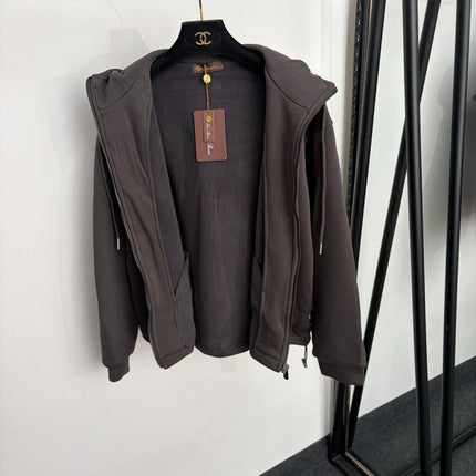 LORO PIANA 26S ZIP-UP HOODIE TRACKSUIT 999