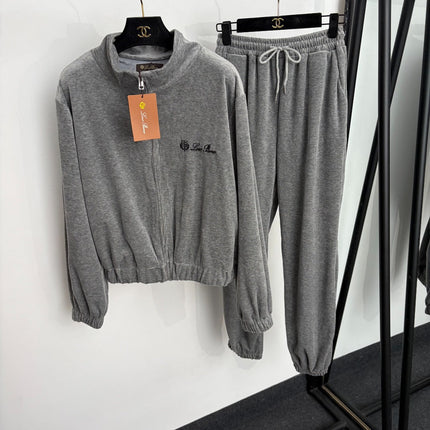 LORO PIANA 26S VELVET TRACKSUIT 878