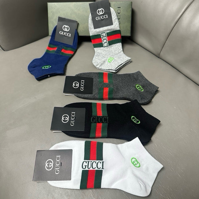 GUCCI 26S ANKLE SOCKS 405407 (1 BOX)