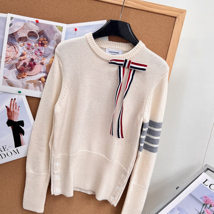 THOM 26S ROUND-NECK KNIT SWEATER 297