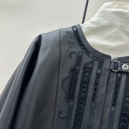 HERMES 26S LEATHER JACKET 819