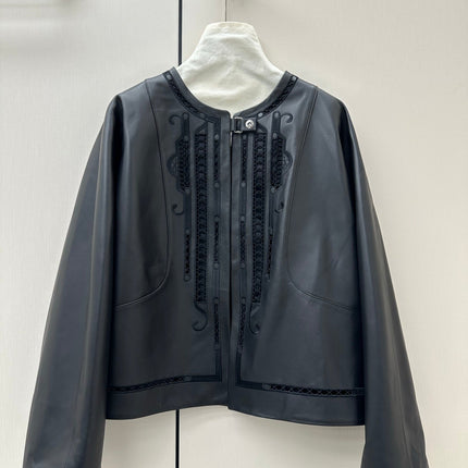 HERMES 26S LEATHER JACKET 819