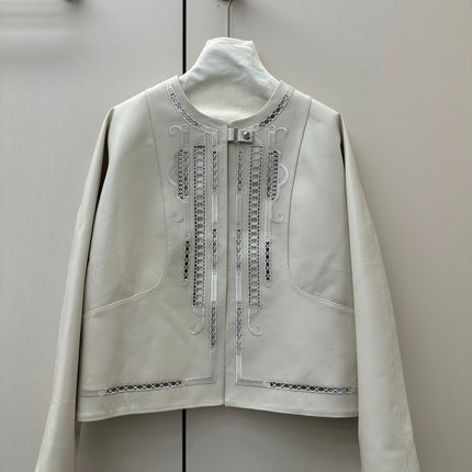 HERMES 26S LEATHER JACKET 818